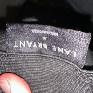 Lane Bryant Black Wide Leg dress pants